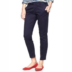 GAP Skinny Mini Khakis Navy